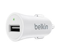 Belkin F8M730btWHT Caricabatteria da Auto Metallico MIXIT, Bianco