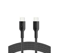 Belkin Gaming Cavo Intrecciato da USB-C a USB-C da 60 W (2m), Ricarica Rapida USB C per Nintendo Switch 2, iPhone 16, iPhone 15, iPad, MacBook Air, Chromebook, Samsung Galaxy S25 Ultra e altri, nero