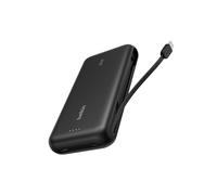 Belkin Gaming Power bank 20000 mAh 30W con cavo USB-C integrato, ricarica rapida USB-C PD, caricabatteria portatile per Nintendo Switch 2, iPhone 16, iPad Pro, Galaxy S25 e altri, nero