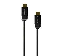 Belkin HDMI0018G-2M Cavo Placcato Oro High-Speed HDMI con Ethernet 4K/Ultra HD Compatible, 2 m
