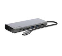 Belkin Hub Multimediale USB-C con Cavo USB-C Attaccato (Dock USB-C per Laptop Mac OS e Windows Dotati di USB-C, 1 Porta HDMI, 1 Porta Gigabit Ethernet)