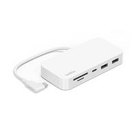 Belkin Connect Hub USB-C multiporta 6-in-1 con staffa di montaggio Lettore Gigabit MicroSD/SD USB/USB-C