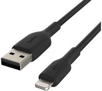Belkin Cavo Lightning (Boost Charge Cavo da Lightning a USB per iPhone, iPad e AirPods), Cavo di ricarica per iPhone certificato MFi (nero, 15 cm)