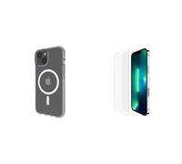 Belkin MagSafe compatible iPhone 14 Case, clear magnetic iPhone 14 case with bui