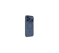 Belkin SheerForce Grip Cover per iPhone 17 Pro Max Compatibile con MagSafe, Design Sottile con Linee Laterali Antiscivolo, Custodia Bumper per iPhone, Magnetica, Trasparente e Anti-urto, Blu