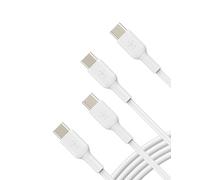 BELKIN - Pack de 2 cables PVC USB-C vers USB-C blanc 1m