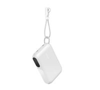 Belkin Power Bank 10000 mAh, Caricabatterie Portatile USB-C sottile, 2 porte USB-C, display digitale, ricarica da 20 W per iPhone 16, 15 Series, Samsung Galaxy S25, S24, Pixel 9, iPad ecc., Bianco