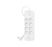 SURGE PROT. WITH USB C 8 OUTLET DUAL USB C 30W PD