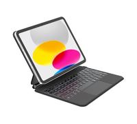Belkin Pro iPad 10a generazione tastiera con supporto magnetico, tastiera Bluetooth retroilluminata, controlli multi-gesto, archiviazione magnetica Apple Pencil, QWERTY, tasti multimediali per iPad da