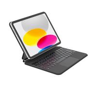 Belkin Pro iPad 10a generazione tastiera con supporto magnetico, tastiera Bluetooth retroilluminata, controlli multi-gesto, archiviazione magnetica Apple Pencil, QWERTY, tasti multimediali per iPad da