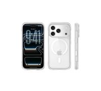 Belkin Protect+ Cover per iPhone 18 Pro/17 Pro con MagSafe, Trasparente | Magnetica, Tecnologia Nano-Titan, Anti-caduta di Grado Militare 5,5m, Presa Antiscivolo, Bordi Rialzati, Design Ultra Sottile