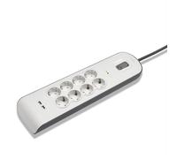 Belkin BSV804VF2M-V2 protezione da sovraccarico Grigio, Bianco 8 presa(e) AC