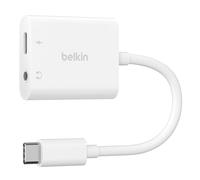 BELKIN ROCKSTAR 3.5MM AUDIO + USB-C CHARGE ADAPTER NEW
