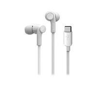 BELKIN ROCKSTAR - ÉCOUTEURS AVEC MICRO - INTRA-AURICULAIRE - FILAIRE - USB-C - ISOLATION ACOUSTIQUE - NOIR NEW