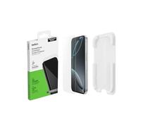 Belkin ScreenForce InvisiGlass - Pellicola protettiva per schermo per iPhone 17 Pro, antigraffio, con rivestimento di posizionamento, senza bolle, adatta per custodie, vetro protettivo riciclato