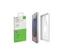 Belkin ScreenForce InvisiGlass Pellicola protettiva per Galaxy S25 Ultra, resistente a graffi e impatti, antimicrobico, con supporto di allineamento per un'applicazione senza bolle - Vetro Riciclato