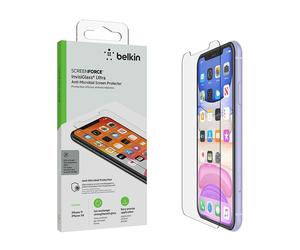 Belkin SCREENFORCE InvisiGlass Ultra Pellicola proteggischermo trasparente Apple 1 pz (ULTRA ANTIMICROBIAL SCREEN IPHONE 11) NEW