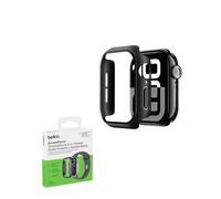 Belkin ScreenForce TemperedCurve Cover Apple Watch Series 10 (42mm), 2 in 1 proteggi schermo per Apple Watch con protezione a 360° e bumper protettivo, pellicola in vetro temperato, nero