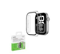 Belkin ScreenForce TemperedCurve Cover Apple Watch Series 10 (46mm), 2 in 1 proteggi schermo per Apple Watch con protezione a 360° e bumper protettivo, pellicola in vetro temperato, trasparente