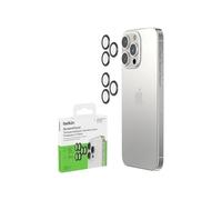 Belkin ScreenForce TemperedGlass Pellicola Protettiva per fotocamera iPhone 15 Pro e iPhone 15 Pro Max, Pellicola Vetro Temprato, compatibilità custodia, accessori per Apple iPhone (Confezione da 2)