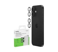 Belkin ScreenForce TemperedGlass Pellicola Protettiva per fotocamera iPhone 16 e iPhone 16 Plus, Pellicola Vetro Temprato, compatibilità custodia, accessori per Apple iPhone (Confezione da 2)