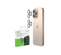 Belkin ScreenForce TemperedGlass Pellicola Protettiva per fotocamera iPhone 16 Pro e iPhone 16 Pro Max, Pellicola Vetro Temprato, compatibilità custodia, accessori per Apple iPhone (Confezione da 2)