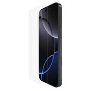 Belkin ScreenForce TemperedGlass Pellicola Protettiva per iPhone 16 Pro Max,trasparente, antigraffio, durezza 9H, incl. supporto per un'applicazione senza bolle, vetro temperato iPhone per 16 Pro Max