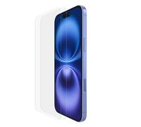 Belkin ScreenForce TemperedGlass Proteggi schermo, vetro temprato per iPhone 15 Plus, sottile, trasparente, antigraffio, include un supporto per un'applicazione senza bolle, 2 pezzi , Esclusiva Amazon