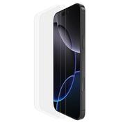 Belkin ScreenForce TemperedGlass Vetro Temperato per iPhone 16 Pro Max, durezza 9H, antigraffio, include un supporto per un'applicazione senza bolle, pellicola per iPhone 16 Pro Max, 2 pezzi