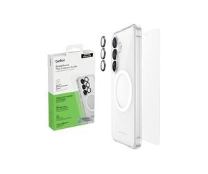 Belkin ScreenForce Titan Kit Protettivo per Samsung Galaxy S26 con Pellicola Schermo Antigraffio, Cover Antiurto e Pellicola Antiriflesso per Lenti Fotocamera, Protezione da Cadute Fino a 4 M