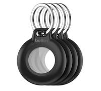 Belkin Secure Holder - Custodia impermeabile Apple AirTag, confezione da 4, colore: Nero
