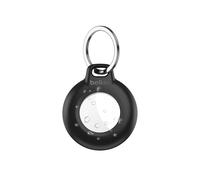 Belkin Secure Holder impermeabile con anello portachiavi per Apple AirTag, custodia protettiva per AirTag resistente e antigraffio, per collare degli animali, valigie, zaini - Nero pacco da 1, Buio