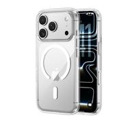 Belkin SheerForce Clear Cover per iPhone 17 Pro Compatibile con MagSafe, Design Sottile e Rivestimento Antigraffio, Custodia per iPhone, Magnetica e Anti-urto - Trasparente