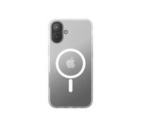 Belkin SheerForce Cover per iPhone 16 Plus, custodia per telefono compatibile con MagSafe, design sottile e rivestimento antigraffio, cover protettiva per iPhone magnetica, antiurto - trasparente