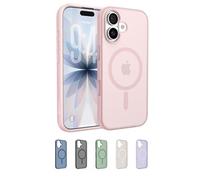 Belkin Custodia SheerForce Grip iPhone 17 MagSafe – Sottile, Trasparente, Antiurto, Rosa