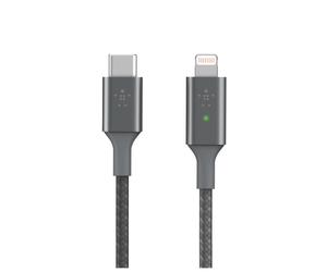 Belkin Smart LED da USB-C a Lightning grigio - Nouvo