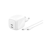 Belkin BoostCharge 67W Dual USB-C PD Wall Chrg Cavo WCH020KQ2MWH-B6