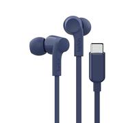 Belkin SoundForm - Auricolari cablati con connettore USB-C, auricolari in-ear con microfono, cuffie per iPhone 16, iPad Mini, Galaxy S24, Android e altri con connettore USB-C (cuffie USB-C), blu