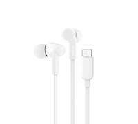 Belkin SoundForm Auricolari con filo e connettore USB-C, auricolari in-ear con microfono, cuffie USB-C per iPhone 15, iPad mini, Galaxy S24, dispositivi Android e altri (cuffie con microfono), bianco