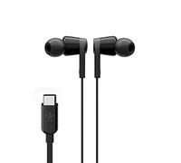 Belkin SoundForm Auricolari con filo e microfono, cuffie in-ear con connettore USB-C, cuffie USB-C per iPad mini, Pro, Air, Samsung Galaxy, Google Pixel, Android e altri; connettore USB-C - Nero