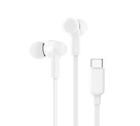 Belkin SoundForm Auricolari con filo e microfono, cuffie in-ear con connettore USB-C, cuffie USB-C per iPad mini, Pro, Air, Samsung Galaxy, Google Pixel, Android e altri; connettore USB-C - Bianco