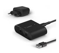 Belkin SoundForm Connect AirPlay 2 (adattatore audio per lo streaming wireless, ingressi audio ottico e 3,5 mm per iPhone, iPad, e altri dispositivi compatibili con AirPlay)