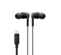 Belkin SoundForm Cuffie per Telefono con Connettore Lightning (Cuffie Lightning per iPhone 13, 13 Pro, 13 Pro Max, 13 mini, 12, 12 Pro, 12 Pro Max, 12 mini, 11, XS, X, SE, 8 Plus, 8, 7), Nero