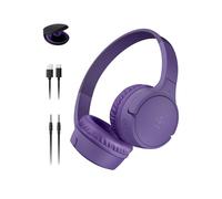 Belkin SoundForm Mini - Cuffie Bluetooth wireless per bambini con durata della batteria 30H, limite di volume sicuro di 85 dB, microfono integrato, auricolari on-ear per bambini, per iPhone, iPad e