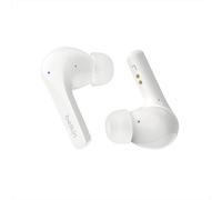 Belkin SoundForm™ Motion Auricolari true wireless con cancellazione del rumore, custodia di ricarica wireless, 2 microfoni per auricolare; cuffie Bluetooth di grado IPX5 per iPhone e Samsung - Bianco