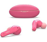 Belkin SOUNDFORM Nano Auricolari true wireless bambini,Max. 85 dB,Protezione udito,per didattica a distanza,IPX5, 24 ore di riproduzione, Per iPhone, Galaxy, Pixel, Rosa, 32, 55", 180°, PAC003btPK