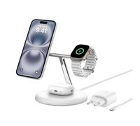 Belkin - Supporto Di Ricarica Wl 3in1 Q12 (15w)-bianco Belkin