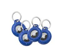 Belkin Supporto impermeabile Apple AirTag sicuro con portachiavi, custodia resistente ai graffi, accessorio portachiavi protettivo per chiavi, animali domestici, bagagli, zaini e altro ancora, blu