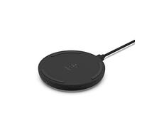 Belkin Tappetino di ricarica wireless BoostCharge da 10 W (Caricabatteria wireless a ricarica rapida con certificazione Qi per dispositivi iPhone, Samsung, Google e altri), nero