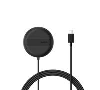 Belkin Tappetino di ricarica wireless magnetica 15 W con supporto, caricatore wireless Qi2 compatibile con MagSafe per iPhone 16 Series, Samsung Galaxy S25 Series, AirPods (senza alimentatore), nero